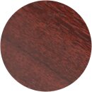 Gardinenschiene inkl. Zubehör und Blende Nußbaum 180cm 1-läufig