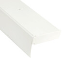 Gardinenschiene inkl. Zubehör und Blende Weiß 390cm 1-läufig