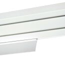 Vorhangschiene mit Blende 1 Lauf 420cm Weiß