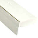 Vorhangschiene mit Blende 2 Lauf 90cm Grau