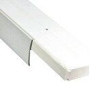 Vorhangschiene mit Blende 2 Lauf 90cm Grau