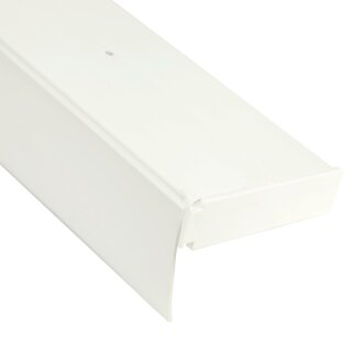 Vorhangschiene mit Blende 2 Lauf 90cm Weiß