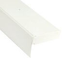 Vorhangschiene mit Blende 2 Lauf 90cm Weiß