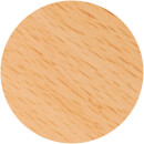 Gardinenschiene inkl. Zubehör und Blende Buche 90cm 3-läufig