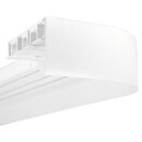 Gardinenschiene inkl. Zubehör und Blende Weiß 240cm 3-läufig