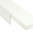 Vorhangschiene mit Blende 3 Lauf 330cm Weiß
