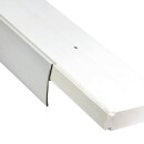 Gardinenschiene inkl. Zubehör und Blende Grau 390cm 3-läufig