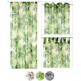 Gardine 140x245cm Voile mit Druck, 12,99 €