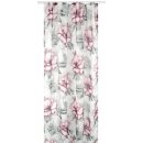 Gardine 140x245cm Voile mit Druck Flower Universalband /...