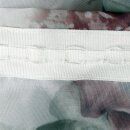 Gardine 140x245cm Voile mit Druck Flower Universalband / Kräuselband