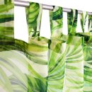 Gardine 140x245cm Voile mit Druck Greenline Schlaufenschal