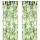 Gardine 140x245cm Voile mit Druck Greenline Schlaufenschal