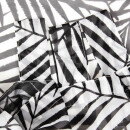 Gardine 140x245cm Voile mit Druck Black&White Schlaufenschal