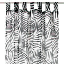 Gardine 140x245cm Voile mit Druck Black&White Schlaufenschal