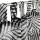 Gardine 140x245cm Voile mit Druck Black&White Schlaufenschal