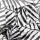 Gardine 140x245cm Voile mit Druck Black&White Schlaufenschal