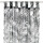 Gardine 140x245cm Voile mit Druck Black&White Schlaufenschal