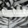 Gardine 140x245cm Voile mit Druck Black&White Universalband / Kräuselband