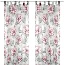 2er Pack Gardine 140x245cm Voile mit Druck