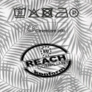 2er Pack Gardine 140x245cm Voile mit Druck Black&White Universalband / Kräuselband