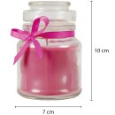Duftkerze im Bonbon Glas 10cm x Ø 7cm Lavendel