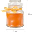 Duftkerze im Bonbon Glas 10cm x Ø 7cm Honigmelone
