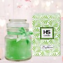 Duftkerze im Bonbon Glas 10cm x Ø 7cm Coconut-Limes