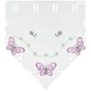 Fenstergardine mit Stickerei "Fensterbild"...