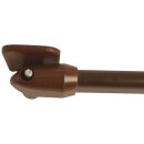 Selbstklebehaken für Vitragestangen Braun 8 Stück