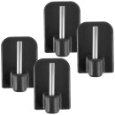 Selbstklebehaken für Vitragestangen Anthrazit 8 Stück