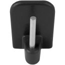 Selbstklebehaken für Vitragestangen Anthrazit 8 Stück