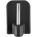 Selbstklebehaken für Vitragestangen Anthrazit 8 Stück