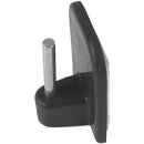 Selbstklebehaken für Vitragestangen Anthrazit 8 Stück