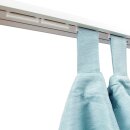 Schlaufengleiter für 5cm breite Schlaufen Weiß ohne Klammer 8 Stück
