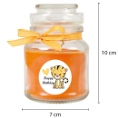 Duftkerze im Glas - Happy Birthday Bonbon klein - Duft: Honigmelone - Design: Tiger