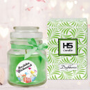 Duftkerze im Glas - Happy Birthday Bonbon klein - Duft: Coconut-Limes - Design: Geschenke