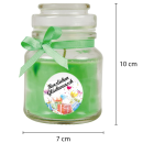 Duftkerze im Glas - Happy Birthday Bonbon klein - Duft: Coconut-Limes - Design: Geschenke