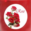 Duftkerze im Glas - Duft-Bild Bonbon klein - 10cm x Ø7cm - Rose