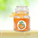 Duftkerze im Glas - Duft-Bild Bonbon klein - 10cm x Ø7cm - Honigmelone