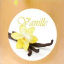 Duftkerze im Glas - Duft-Bild Bonbon mittel - 13cm x Ø9cm - Vanille