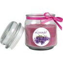 Duftkerze im Glas - Duft-Bild Bonbon mittel - 13cm x Ø9cm - Lavendel