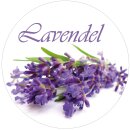Duftkerze im Glas - Duft-Bild Bonbon mittel - 13cm x Ø9cm - Lavendel