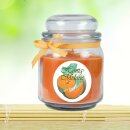 Duftkerze im Glas - Duft-Bild Bonbon mittel - 13cm x Ø9cm - Honigmelone