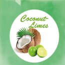 Duftkerze im Glas - Duft-Bild Bonbon mittel - 13cm x Ø9cm - Coconut - Limes