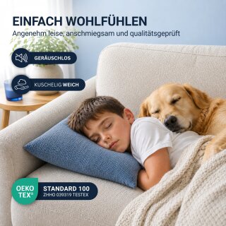 Füllkissen 50x70cm Innenkissen mit Entenfedern für Dekokissen