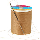 Syngarn (0,0075 EUR/ 1m) - Spule mit 200m (Beige) Stärke Nm 100/3