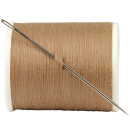 Syngarn (0,0075 EUR/ 1m) - Spule mit 200m (Beige) Stärke Nm 100/3