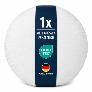 Füllkissen rund Ø60cm Innenkissen mit Polyesterfüllung für Dekokissen