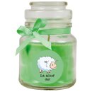 Duftkerze Bonbon-Glas im Design: Comic, Kokos (Grün)...