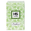 Duftkerze Bonbon-Glas im Design: Comic, Kokos (Grün) - 500g